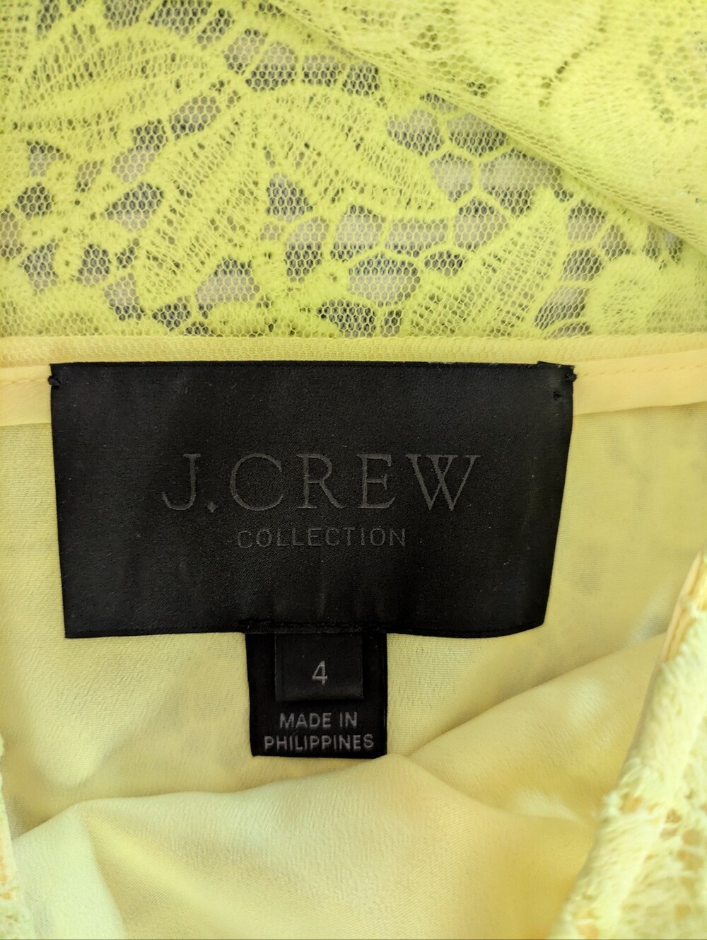 J.Crew Collection Lace Dress Size 4 - Picture 5 of 7